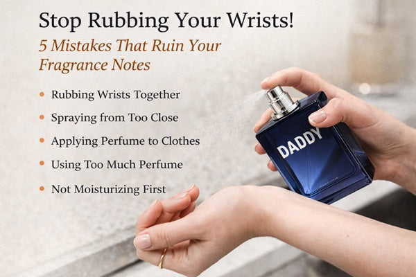 Stop Rubbing Your Wrists! 5 Mistakes That Ruin Your Fragrance Notes