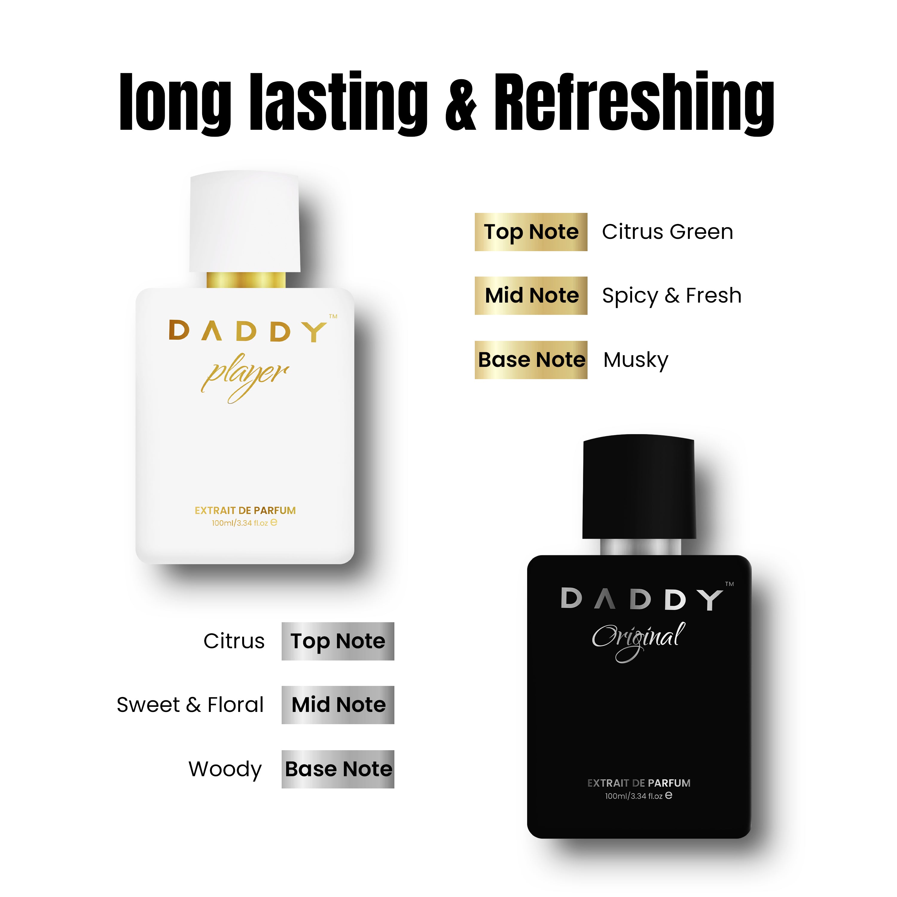 Daddy King Combo - Daddy Original (100ml)+ Daddy Player (100ml)