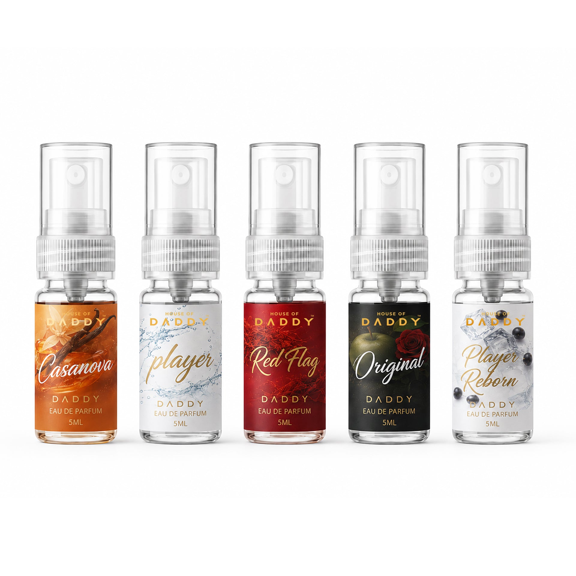 The Signature 5 – 5ML Perfume Collection for Men