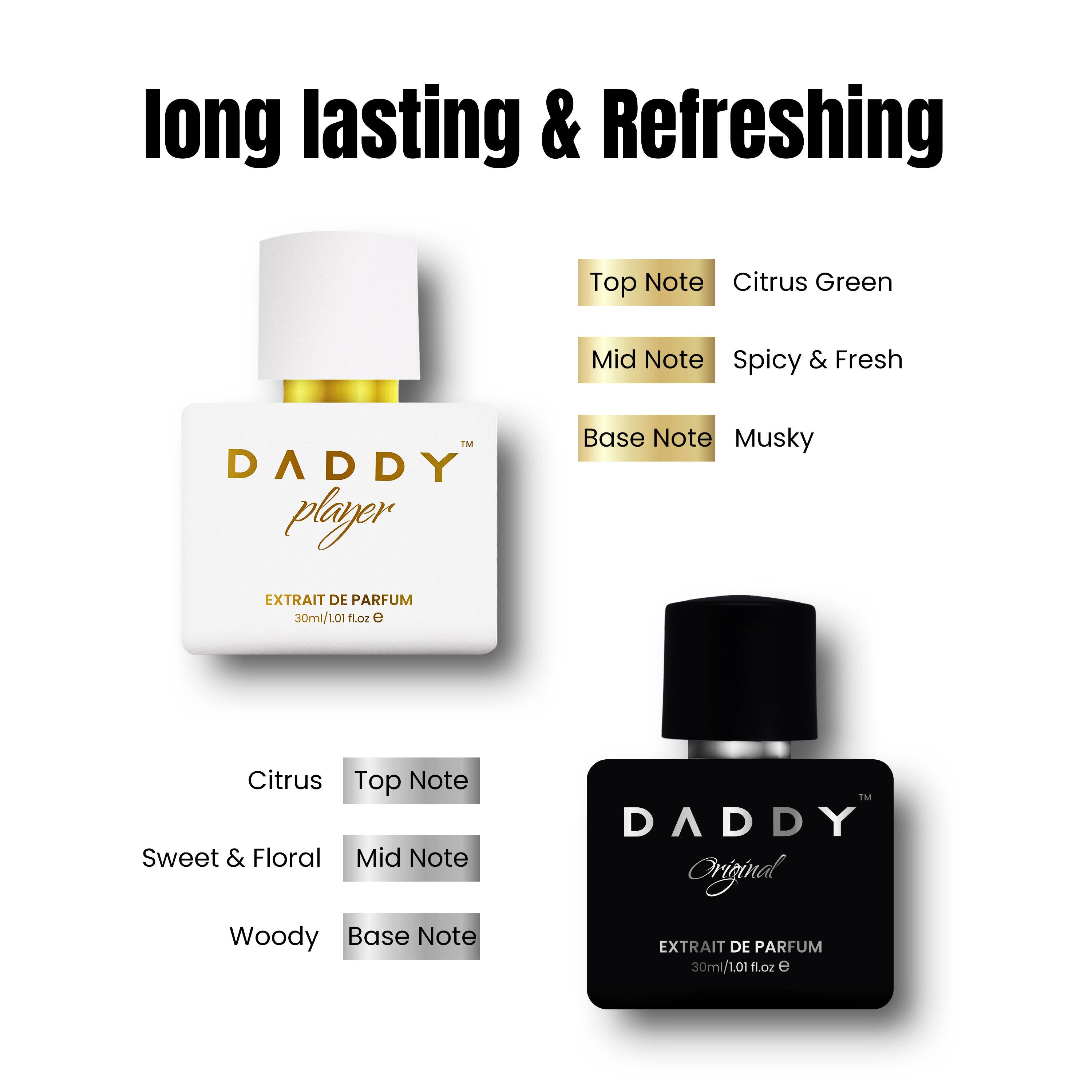 Daddy Super Combo - Daddy Original (30ml)+ Daddy Player (30ml)