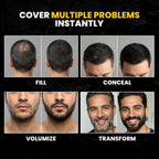 Daddy Blackpill SMV Dust for Men - Instant Hair & Beard Density Powder | Natural Black Finish | Long-Lasting & Fade Proof