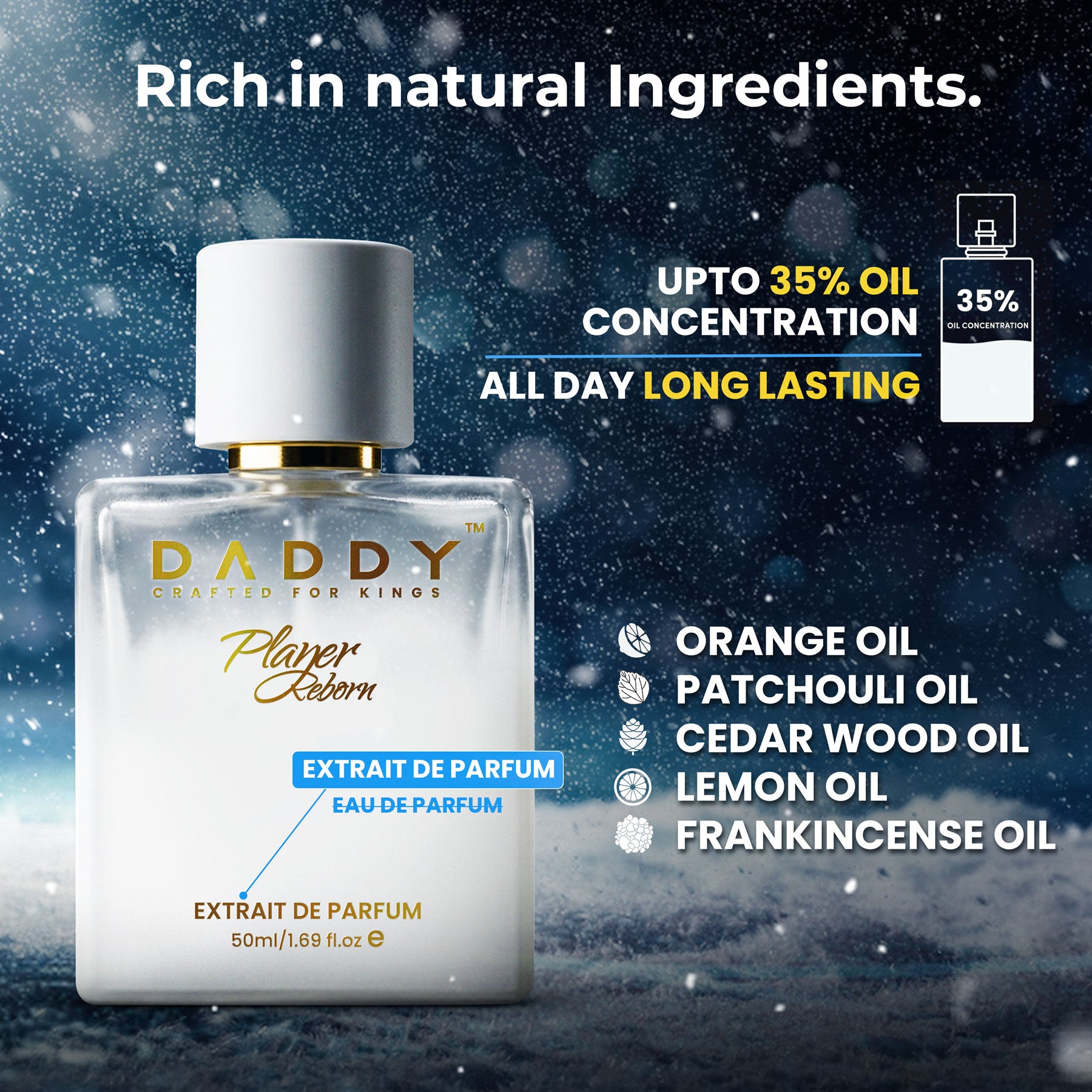 Daddy Player Reborn 50ml - Extrait De Parfum For Men