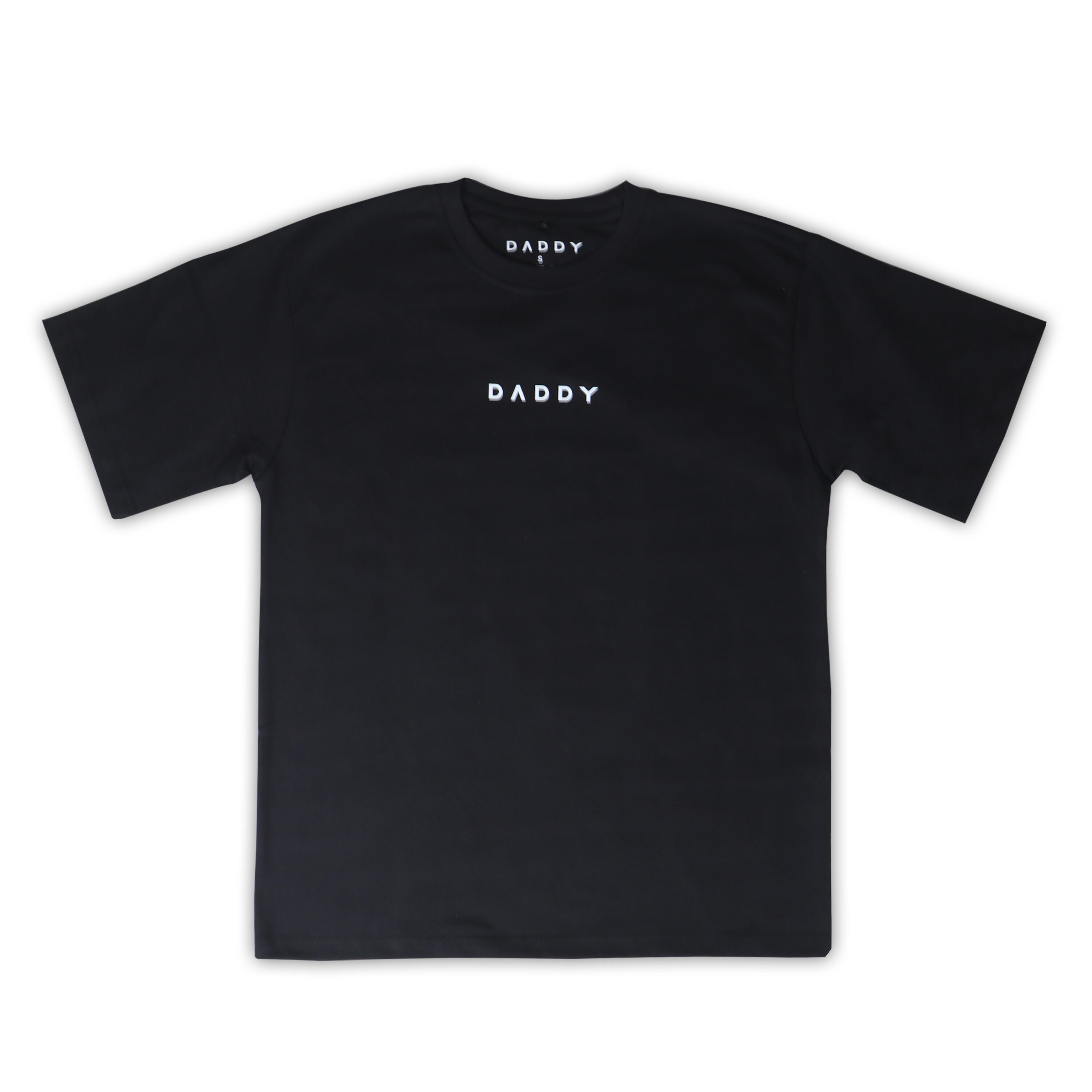 Daddy Oversized Black Cotton Tshirt For Men